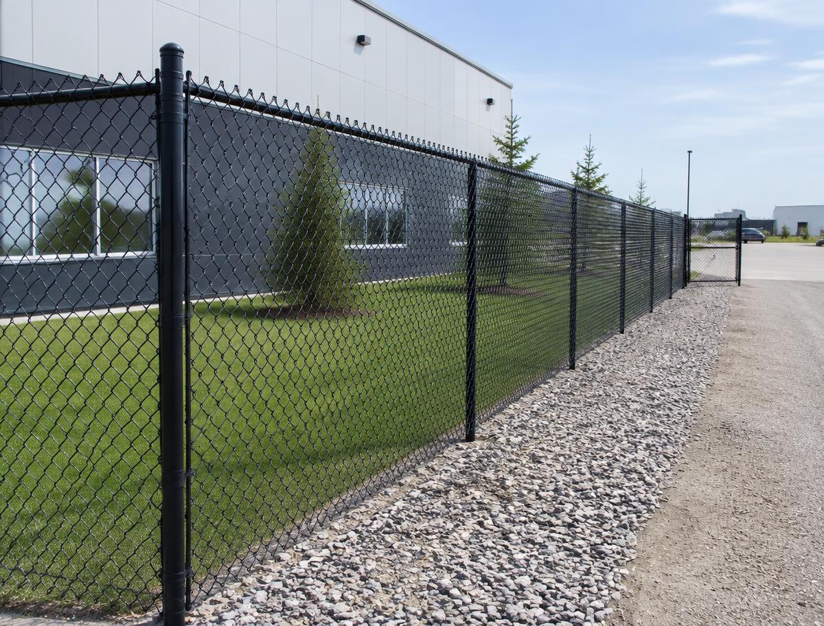 Commercial perimeter fence project